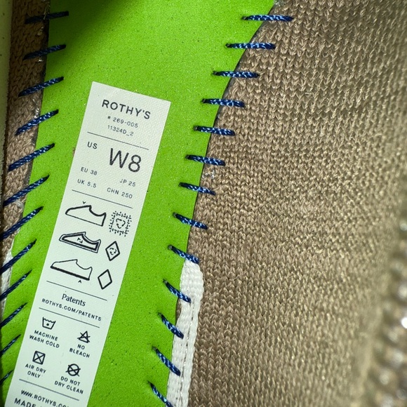 Rothy's Women's Beige Loafers with Bow Detail - Picture 2 of 5